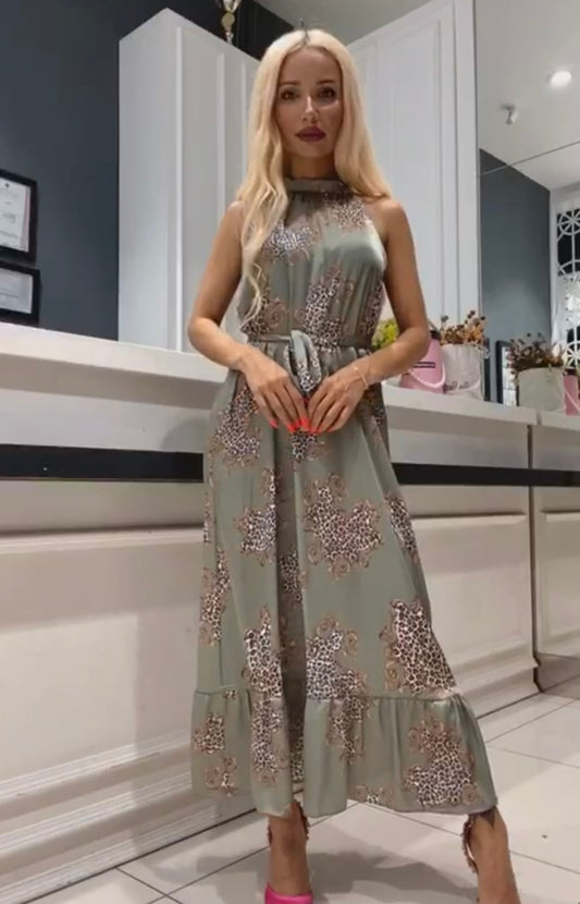 Дамска рокля Lauren  https://bvseductive.com/products/womans-s-dresses-lauren  стилна дълга рокля с красив флорален принт висококачествена изработка от ефирна материя със свободна кройка, подходяща за всяка фигура чудесен избор за Вашата .