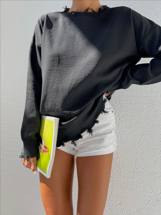 Дамска блуза ADI  https://bvseductive.com/products/дамска-блуза-adi-4  ефектна дамска блуза в черно свободна кройка, подходяща за всяка фигура тренди предложение за младежка, спортна визия подходяща за XS/S размер